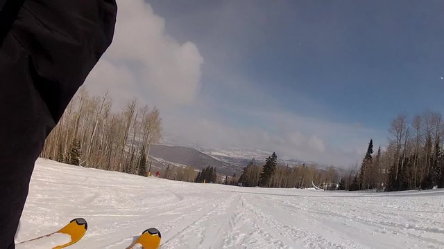 trick skiing
