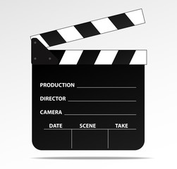 Obraz premium vector clapboard