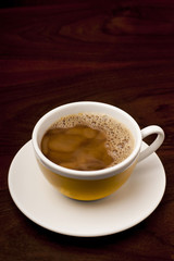 mug of coffee made by French Press