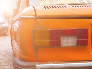 The car goes on a journey.