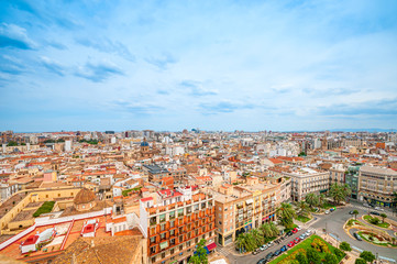 Aerial view of Valencia, Spain