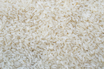 Closeup of white rice
