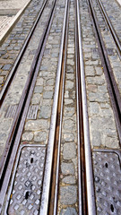 Fototapeta premium Tramway perspective