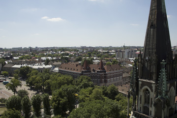 Obraz premium Panorama of Lviv from the Church of St. Olha and Elizabeth