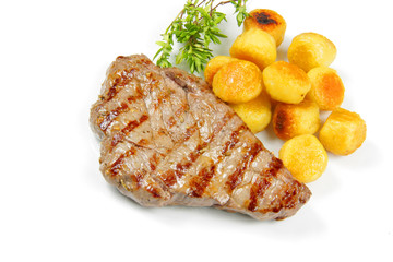 steak grillé et pommes de terre 10072015