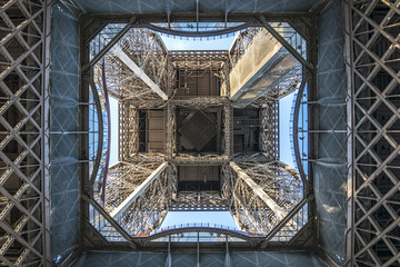 Obraz premium Eiffel Tower (La Tour Eiffel). Paris, France. 