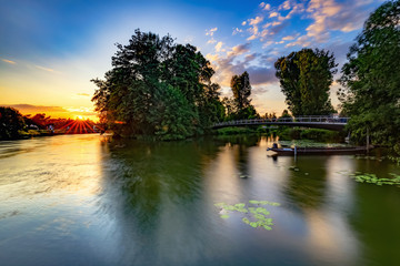 Bamberg Erba Island Sunset