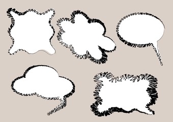 chmury,dymki,ikony © monikakosz