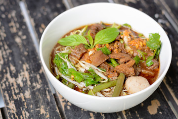 Thai noodle soup