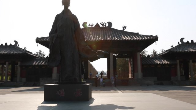 yungang grottoes in datong china