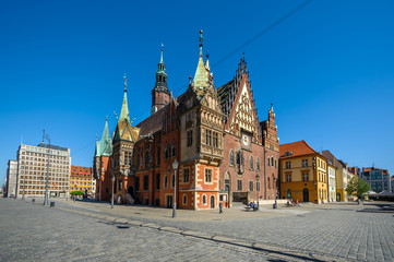 Wrocławski rynek - obrazy, fototapety, plakaty