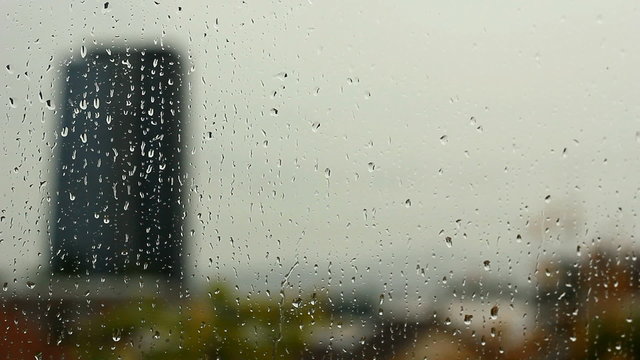 Rainy day - cityscape background