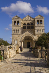Fototapeta na wymiar Mount Tavor , Transfiguration Church , Israel.