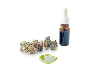 Medical Cannabis ( Marijuana ) oil ready for consumption
