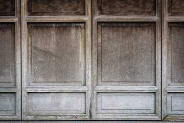 Old wooden door