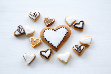 Little gingerbread hearts