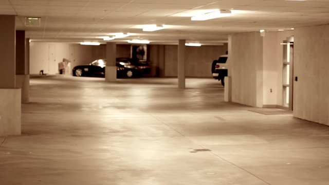 Scary parking garage