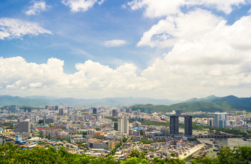 Obraz premium Overview of Sanya city, Hainan Province, China