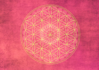 blume des lebens - summer berry tones