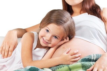 Obraz na płótnie Canvas Pregnant, woman, mother.