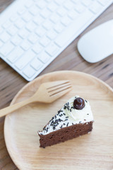 Chocolate Cake And computer equipment