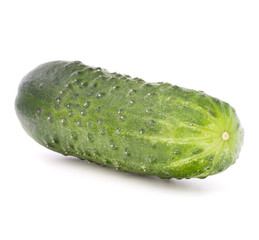 Cucumber vegetable  isolated on white background cutout