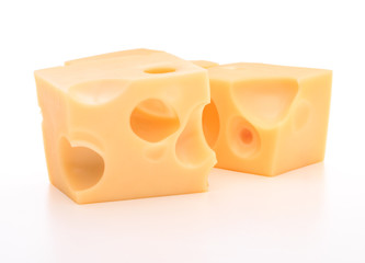 cheese isolated on white background cutout