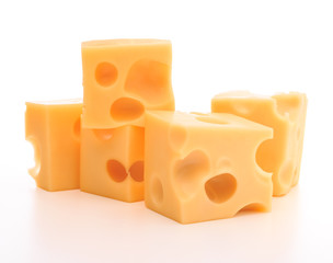 cheese isolated on white background cutout