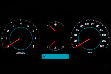 Dashboard of High Class Vehicle