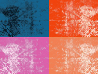 Four color rough wall texture