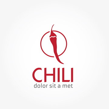 hot chili pepper vector design template
