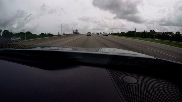 Miami Florida driving time lapse 