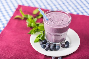 Smoothie, Blueberry, Milk Shake.