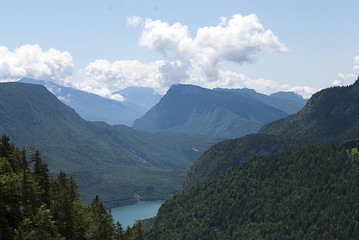 lago montagne cime trentino alto adige dolomiti alpi