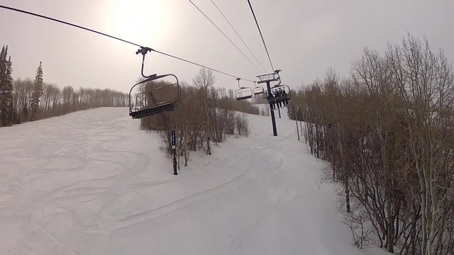 ski resort chair lift