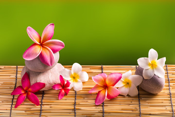 Frangipani flowers, Spa massage