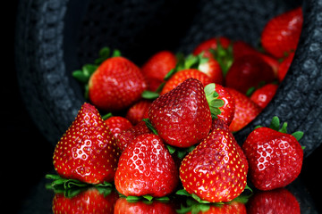 Strawbrries in a hat