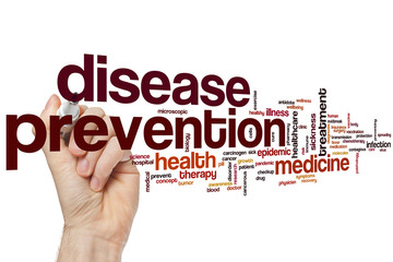 Disease prevention word cloud