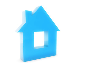 Isolated house symbol