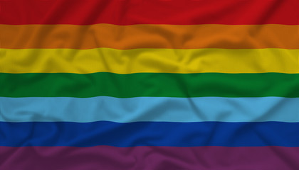 Rainbow gay pride flag