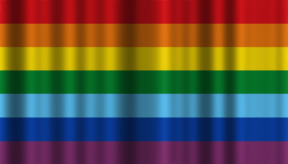 Rainbow gay pride flag