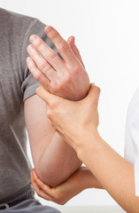 Exercising elbow after injury