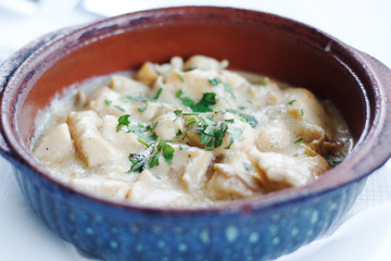 Chicken in a bowl
