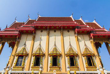 Pattern the Church in Thailand temple in Thailand.