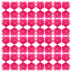 Damask rose  seamless pattern background