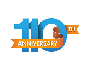 anniversary logo modern 110