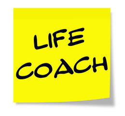 Life Coach Yellow Sticky Note