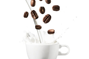 Coffee And Milk Splash