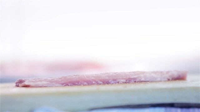 Marinate Red Meat And Putting on Finished Dish