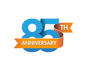 anniversary logo modern 85